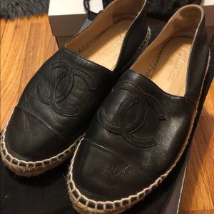 Preowned Chanel Lambskin Espadrilles